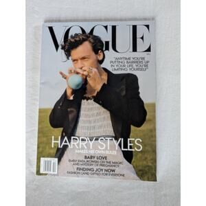 Harry Styles Vogue Magazine Dress December 2020 Collectible Rare Issue